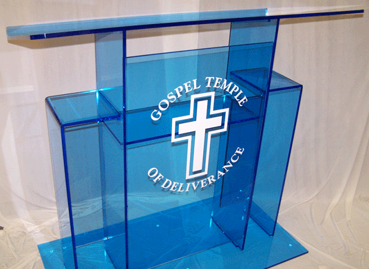 acrylic pulpit