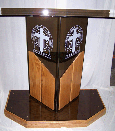 church lectern or podium